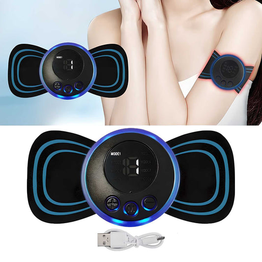 Mini Massager with 8 Modes and 19 Strength Levels,Rechargeable Electric Massager for Shoulder